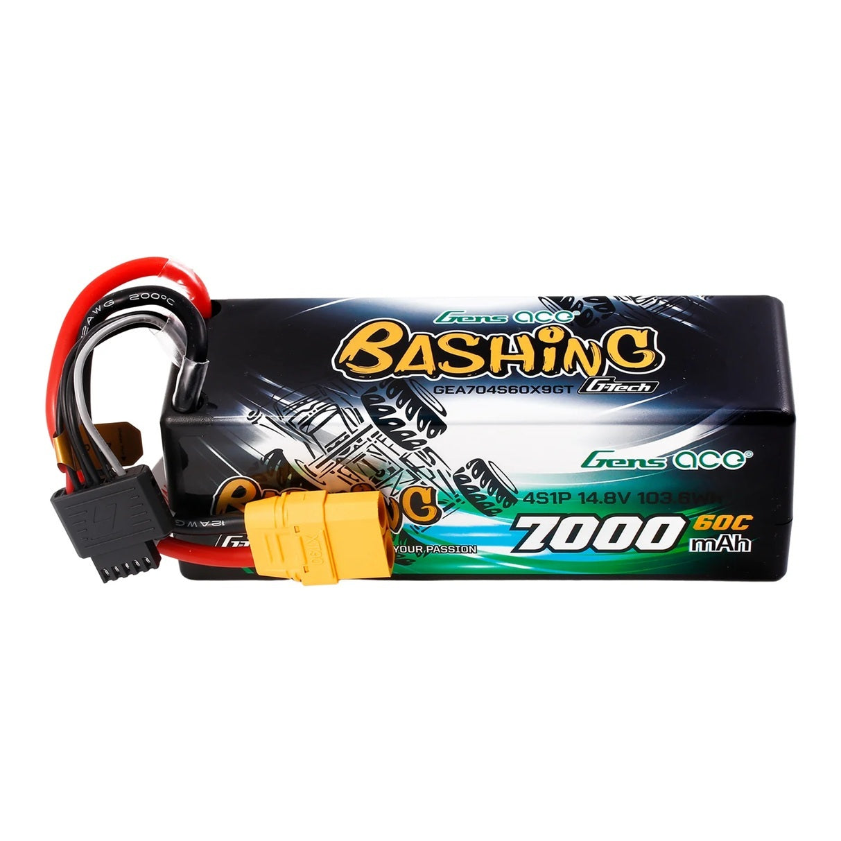 Gens ACE 格氏 G-Tech 智慧型硬殼鋰電池 4S 14.8v 7000mAh 60C
