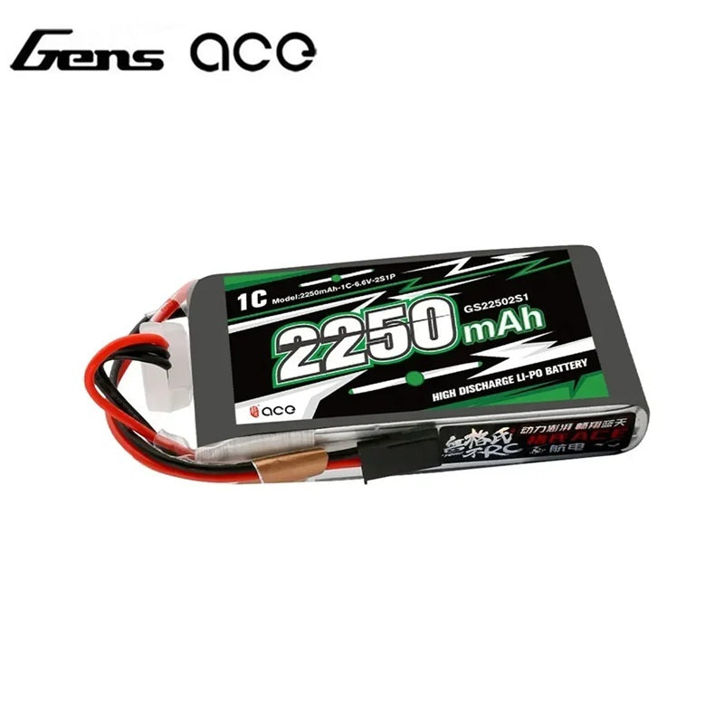 Gens ACE 格氏 G-Tech 遙控器鋰鐵電池 2S 6.6v 2250mAh 1C