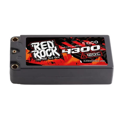 Gens ACE 格氏 REDROCK 硬殼高壓鋰電池 2S 7.6v 4300mAh 120C 短電