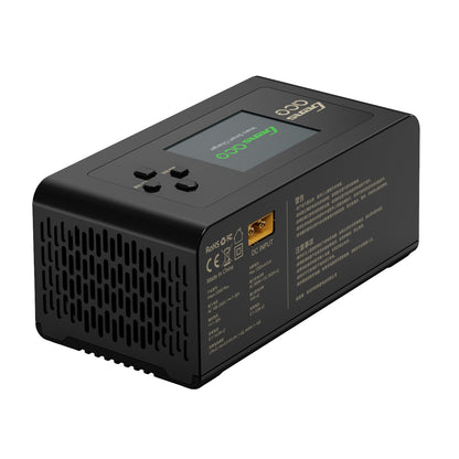 Gens ACE 格氏 iMARS D300 PLUS G-Tech 智能型平衡雙通道鋰電池充電器 1-6S 16A (黑)