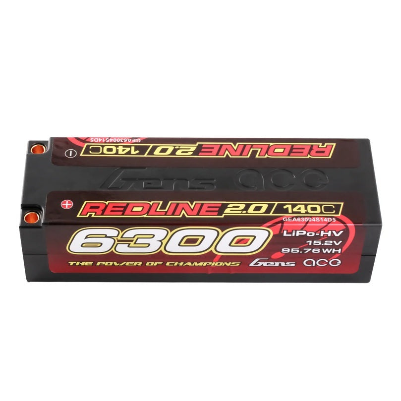 Gens ACE 格氏 REDLINE 2.0 競賽級高壓鋰電池 4S 15.2v 6300mAh 140C