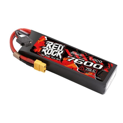 Gens ACE 格氏 REDROCK 智慧型鋰電池帶電量顯示 2S 7.4v 7600mAh 70C