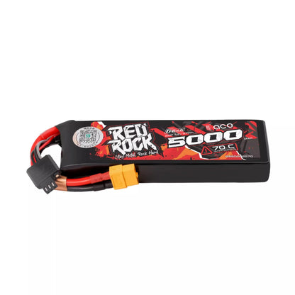 Gens ACE 格氏 REDROCK 智慧型鋰電池帶電量顯示 2S 7.4v 5000mAh 70C