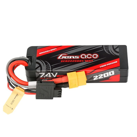 Gens ACE 格氏 G-Tech 智慧型硬殼鋰電池 2S 7.4v 2200mAh 60C