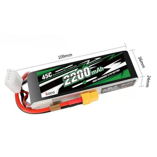 Gens ACE 格氏 G-Tech 智慧型鋰電池 3S 11.1v 2200mAh 45C