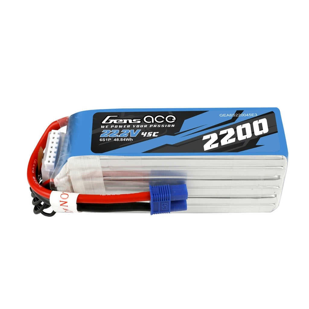 Gens ACE 格氏 Bashing 2.2A 6S 22.2v 45C 軟包藍外銷款 EC3插頭
