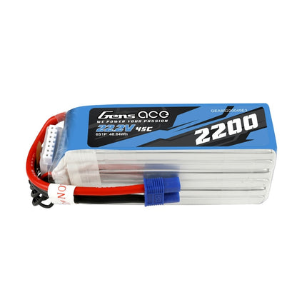 Gens ACE 格氏 Bashing 2.2A 6S 22.2v 45C 軟包藍外銷款 EC3插頭