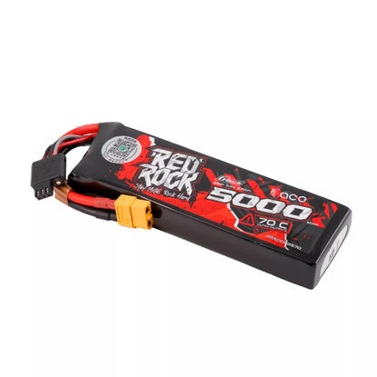 Gens ACE 格氏 REDROCK 智慧型鋰電池帶電量顯示 2S 7.4v 5000mAh 70C