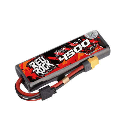 Gens ACE 格氏 REDROCK 硬殼橢圓鋰電池 2S 7.4v 4500mAh 70C 田宮用
