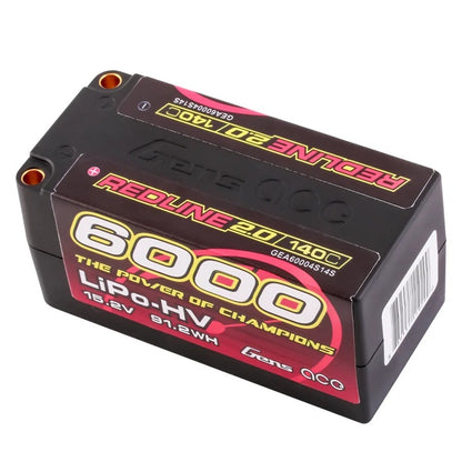 Gens ACE 格氏 REDLINE 2.0 競賽級高壓鋰電池 4S 15.2v 6000mAh 140C 短電