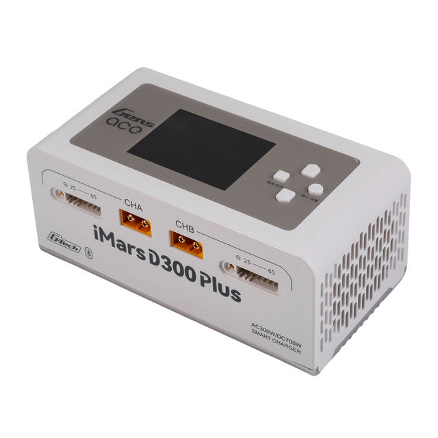 Gens ACE 格氏 iMARS D300 PLUS G-Tech 智能型平衡雙通道鋰電池充電器 1-6S 16A (白)