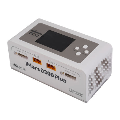 Gens ACE 格氏 iMARS D300 PLUS G-Tech 智能型平衡雙通道鋰電池充電器 1-6S 16A (白)