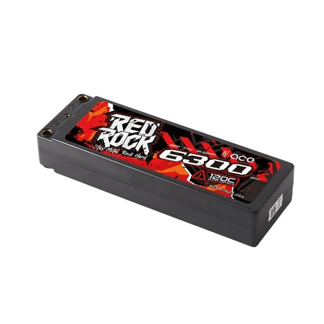 Gens ACE 格氏 REDROCK 硬殼常壓鋰電池 2S 7.4v 6300mAh 120C 長電