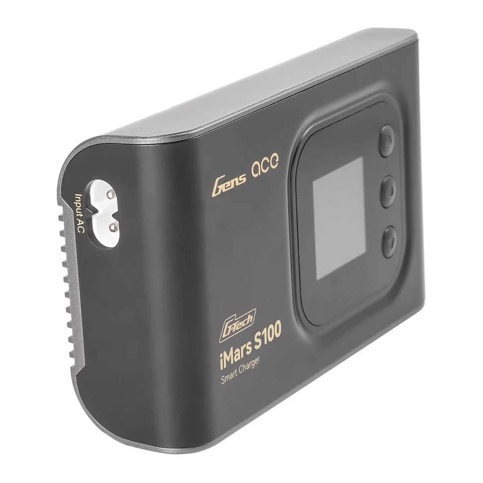 Gens ACE 格氏 iMARS S100 G-Tech 智能型平衡鋰電池充電器 2-6S 10A (黑)