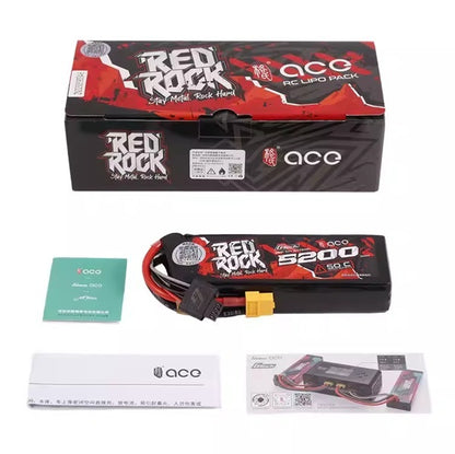 Gens ACE 格氏 REDROCK 智慧型鋰電池帶電量顯示 3S 11.1v 5200mAh 50C
