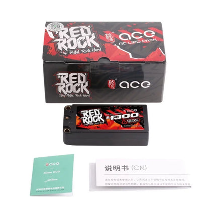 Gens ACE 格氏 REDROCK 硬殼高壓鋰電池 2S 7.6v 4300mAh 120C 短電