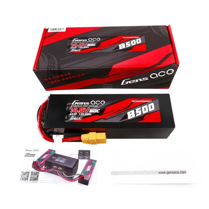Gens ACE 格氏 G-Tech 智慧型大容量硬殼鋰電池 4S 14.8v 8500mAh 60C