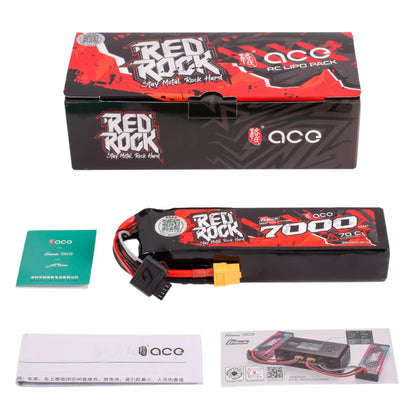 Gens ACE 格氏 REDROCK 智慧型鋰電池帶電量顯示 3S 11.1v 7000mAh 70C