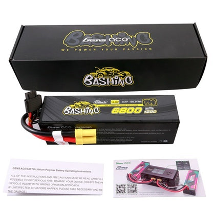 Gens ACE 格氏 BASHING 大容量硬殼鋰電池 4S 14.8v 6800mAh 120C