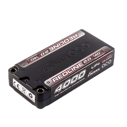 Gens ACE 格氏 REDLINE 2.0 競賽級常壓鋰電池 2S 7.4v 4000mAh 140C 短電