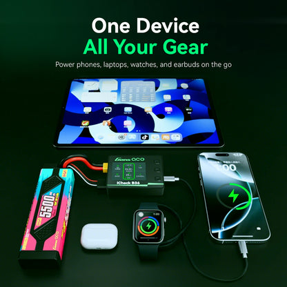 Gens ACE iCheck B36 多功能智慧電池檢測器 帶平衡功能伺服機測試 Type-C 充電