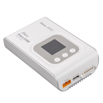 Gens ACE 格氏 iMARS S100 G-Tech 智能型平衡鋰電池充電器 2-6S 10A (白)