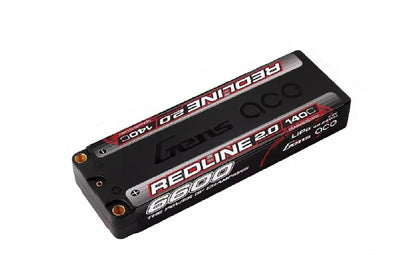 Gens ACE 格氏 REDLINE 2.0 競賽級常壓鋰電池 2S 7.4v 6600mAh 140C 長電