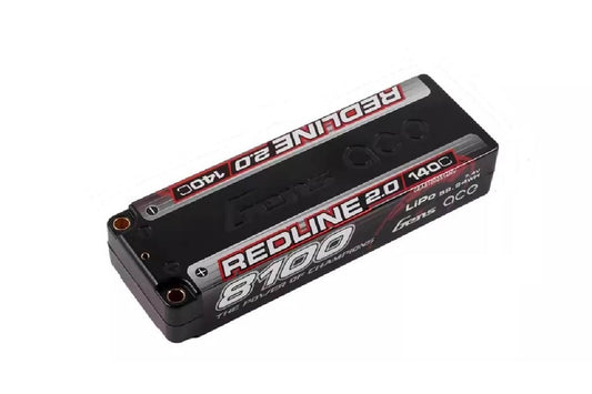 Gens ACE 格氏 REDLINE 2.0 競賽級常壓鋰電池 2S 7.4v 8100mAh 140C 長電
