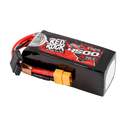 Gens ACE 格氏 REDROCK 智慧型鋰電池帶電量顯示 2S 7.4v 4500mAh 70C 美嘉欣專用